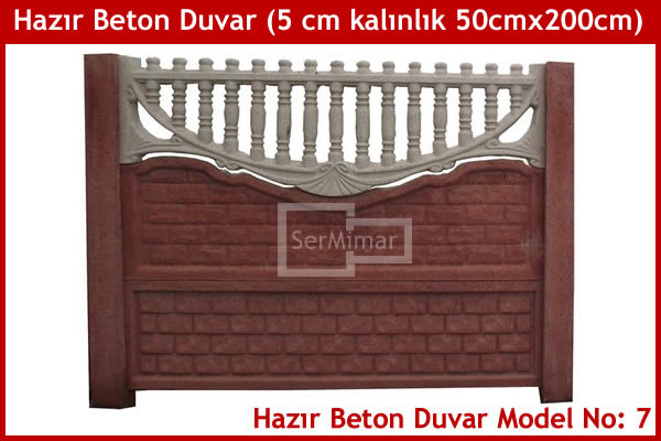Beton Bahçe Duvarı Kalıpları ve Modelleri